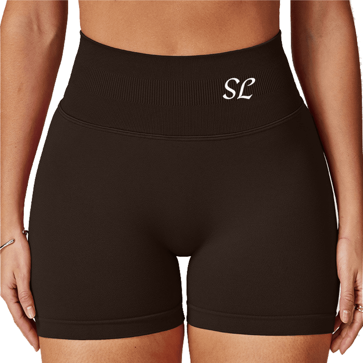 Seamless High-Waisted Yoga Shorts – Sculpting & Sweat-Wicking